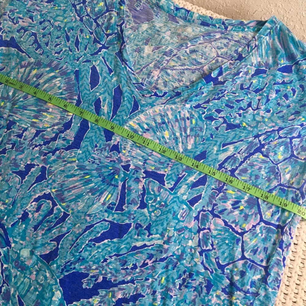 LILLY PULITZER MULTI COLOR WOMAN BLOUSE SIZE MEDIUM